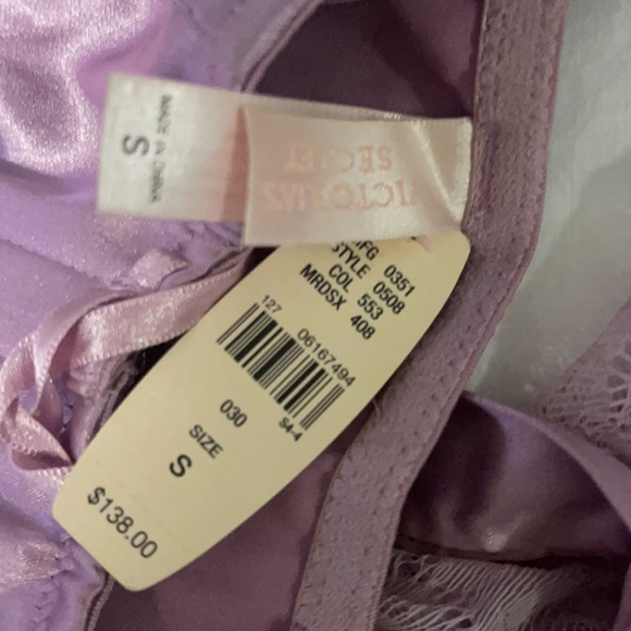 COPY - Victoria Secrets  beautiful Feminine Lavender Bustier NWT - Picture 5 of 6